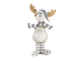 Echarpe grise en forme de renne H15 - (CH-2958B)